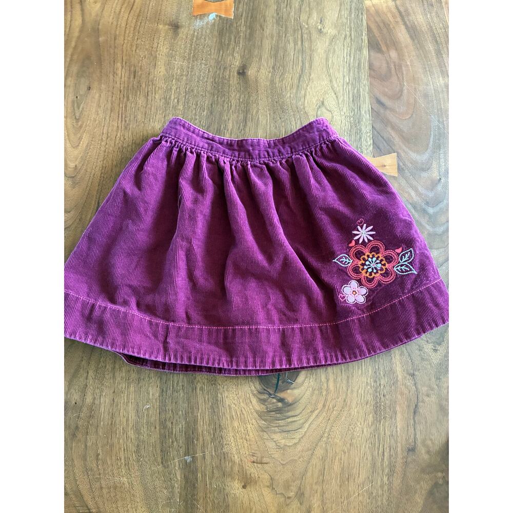 OshKosh B'Gosh Toddler skirt corduroy floral size 5